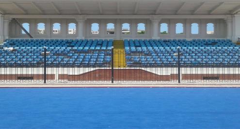 وزير الرياضة يحصر تلفيات ستاد الإسكندرية.. والاتحاد العربي يتحمل التكاليف